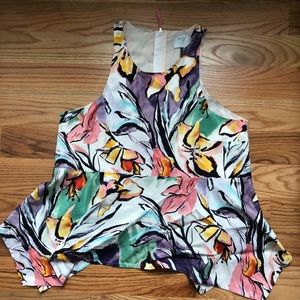 Multicolor Anthropologie HD in Paris peplum top